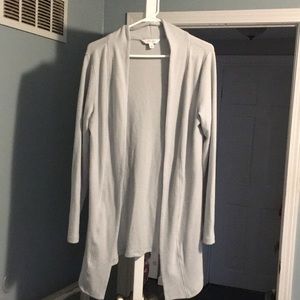 Soft gray cardigan